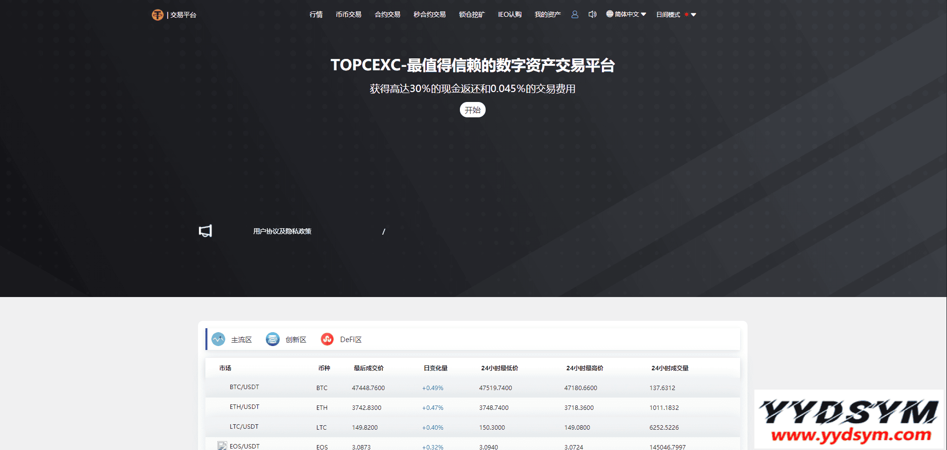 多语言交易所/12国语言/秒合约/申购/锁仓/K线完整/脚本最全/带教程/日夜模式