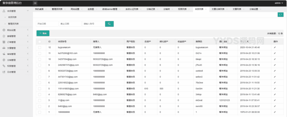 聚享值虚拟币养成+算力节点源码 带文本教程