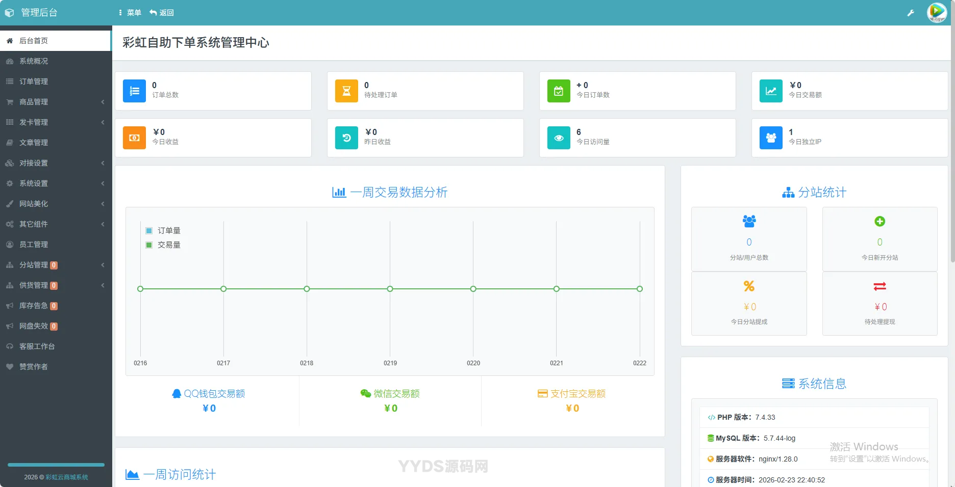 2026最新彩虹云商城(6v6云商城0.79)最新升级版