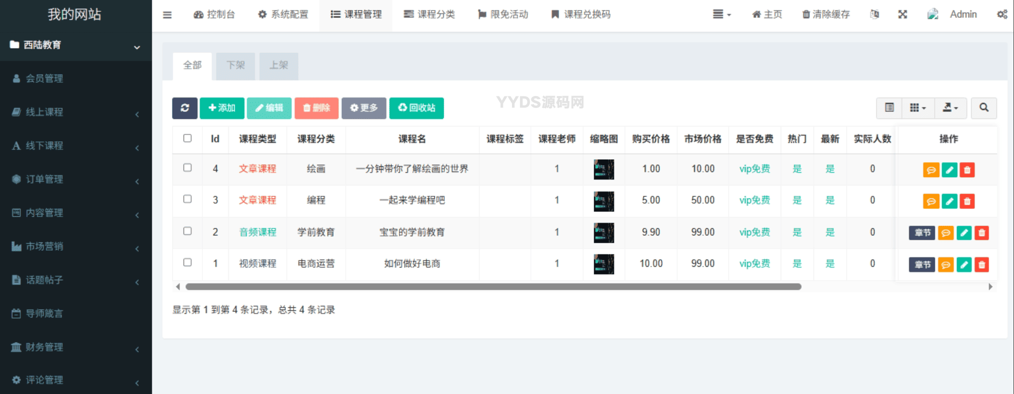 线上线下知识付费小程序源码开源