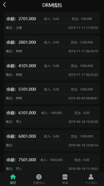 图片[4]-【DRM森林区块商城】种树区块系统带交易中心+直推系统+分红+在线挖矿+金融投资理财H5源码-大库网