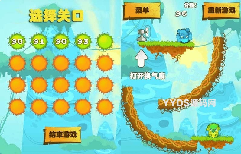 森林协奏曲HTML5游戏源码