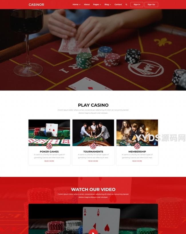 HTML5娱乐游戏公司宣传网站模板