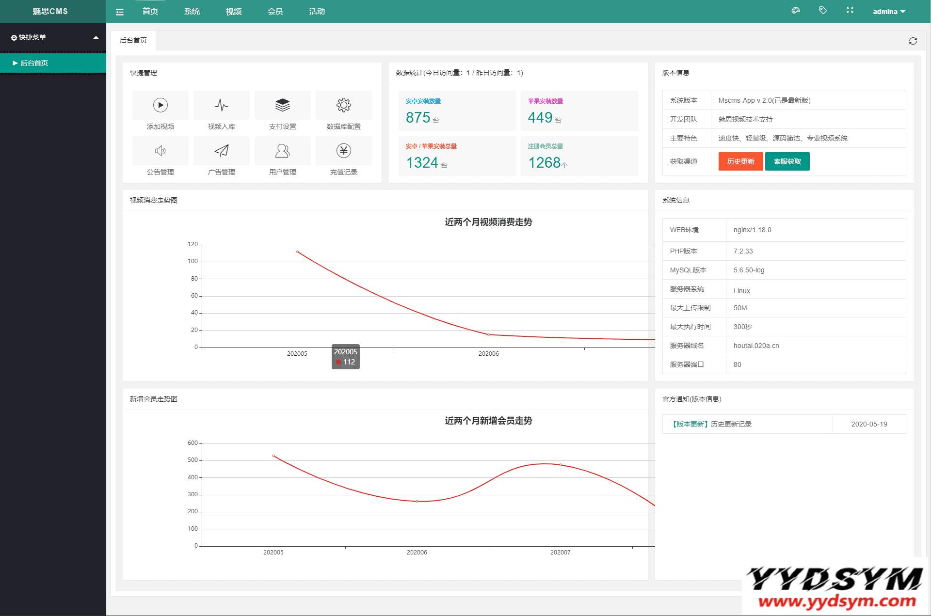 魅思V20全新正规视频系统_视频APP_完整可用_站长亲测