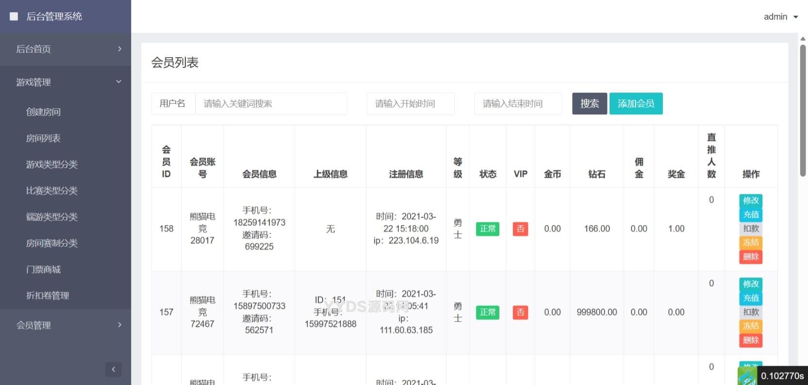 熊猫电竞赏金电竞平台系统源码