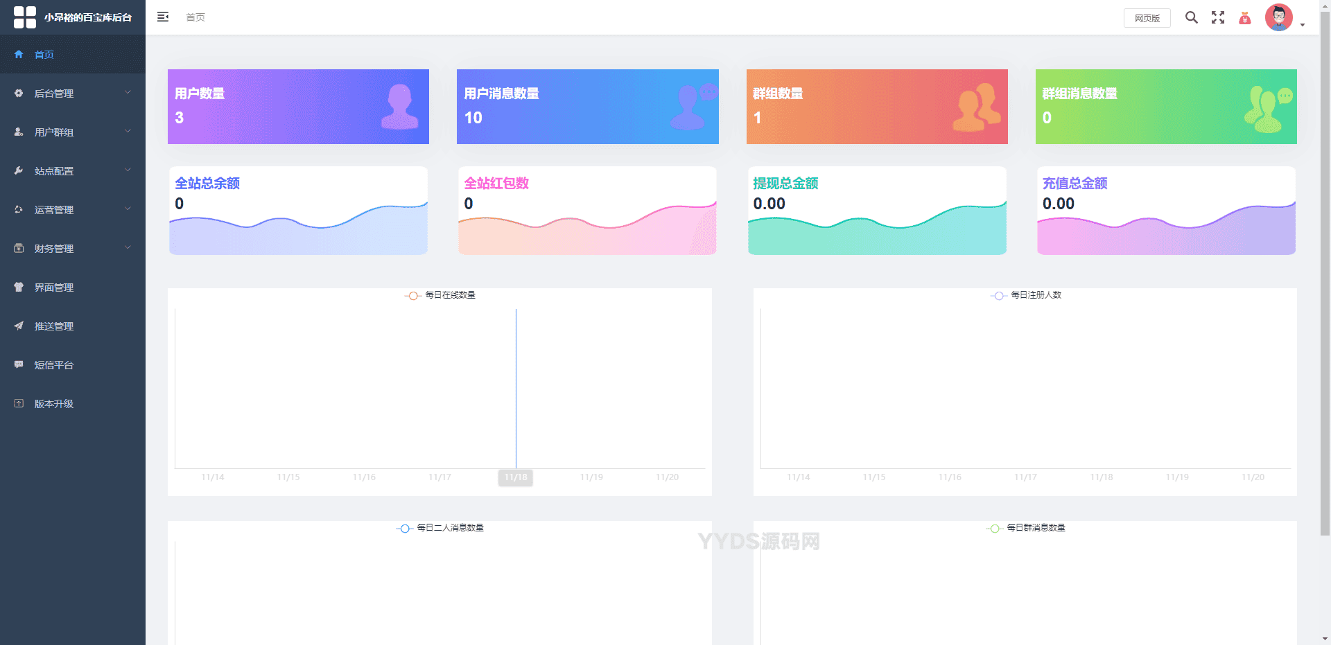 11月最新即时通讯社交APP源码 支持H5群聊、红包转账和朋友圈